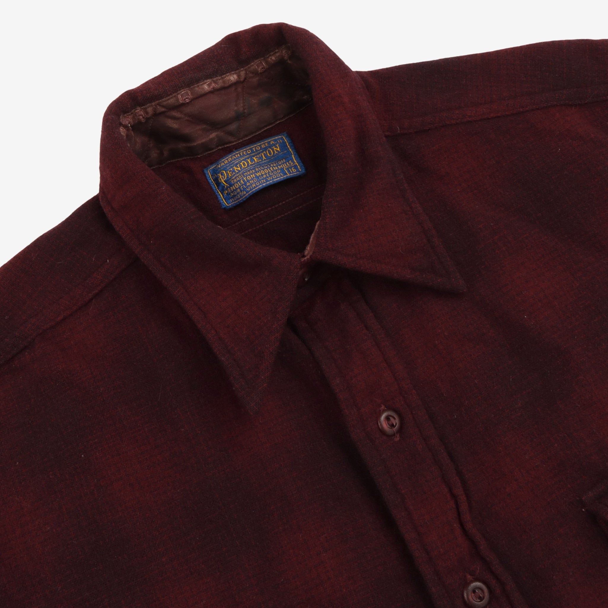 1950s Wool Check Shirt