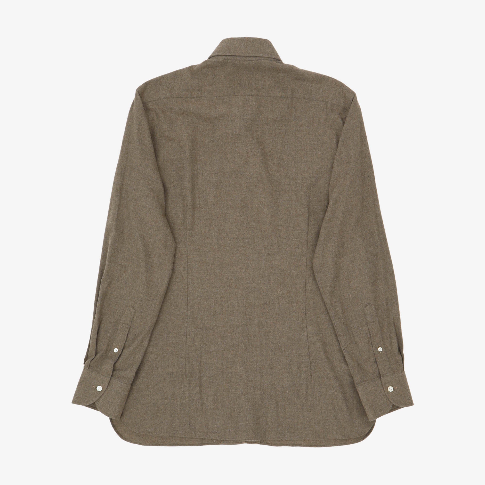 Herringbone Flannel Cutaway Shirt