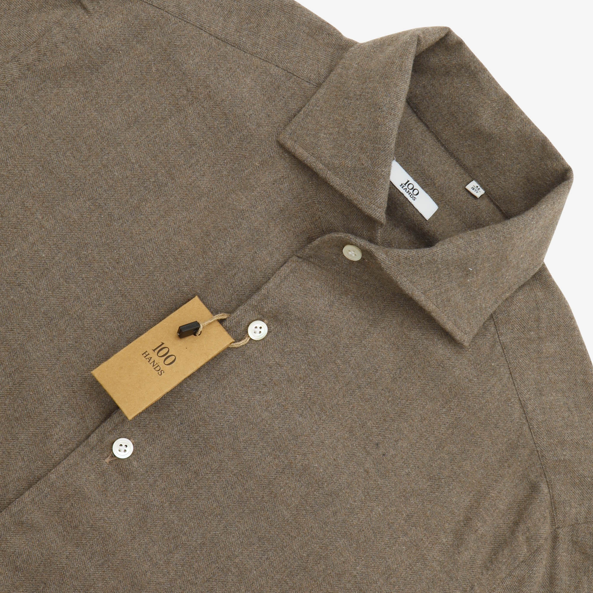 Herringbone Flannel Cutaway Shirt