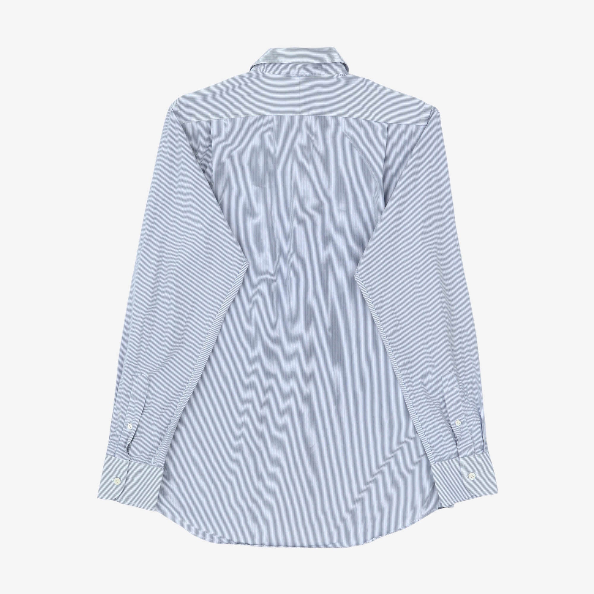 Bengal Stripe Spread Collar Poplin Shirt