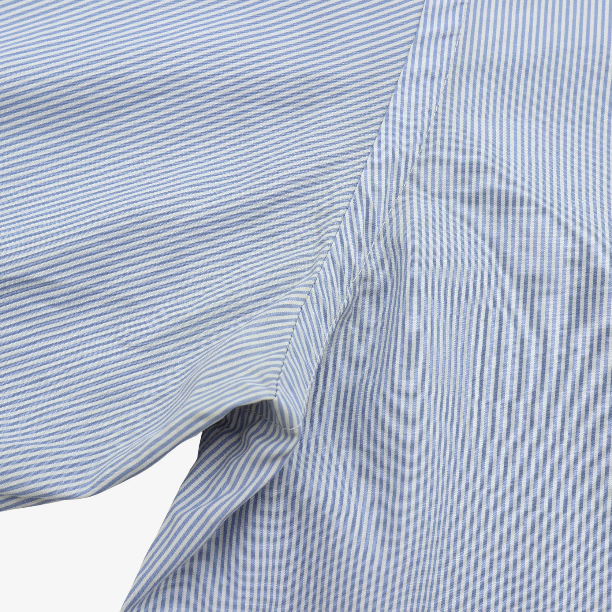 Bengal Stripe Spread Collar Poplin Shirt