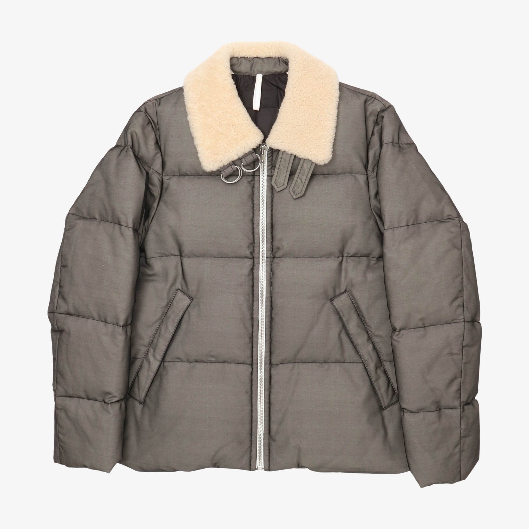 Logo Band Puffer Jacket