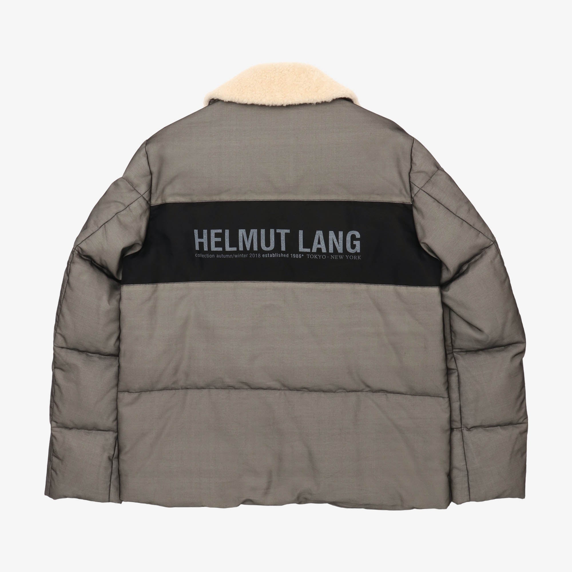 Logo Band Puffer Jacket