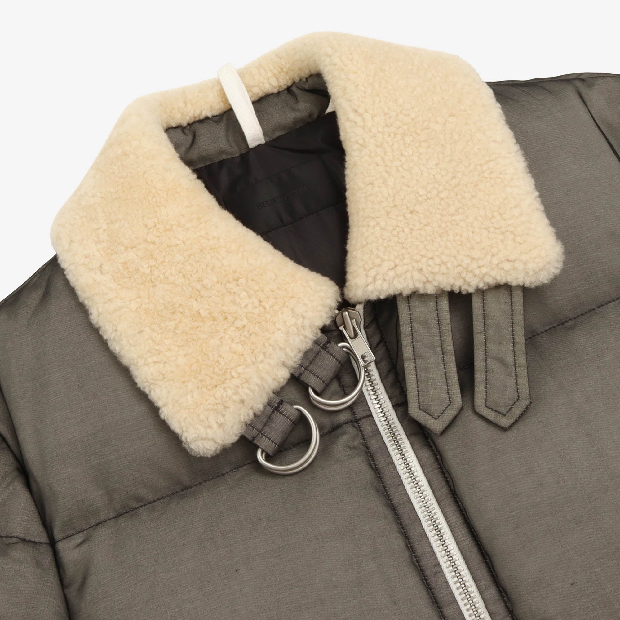 Logo Band Puffer Jacket