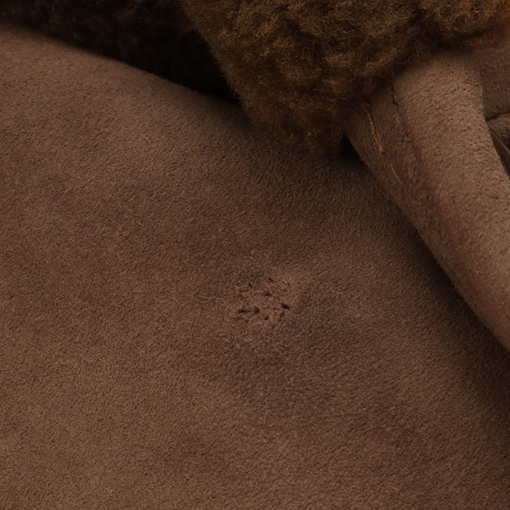 1970s Shearling Lined Suede DB Overcoat
