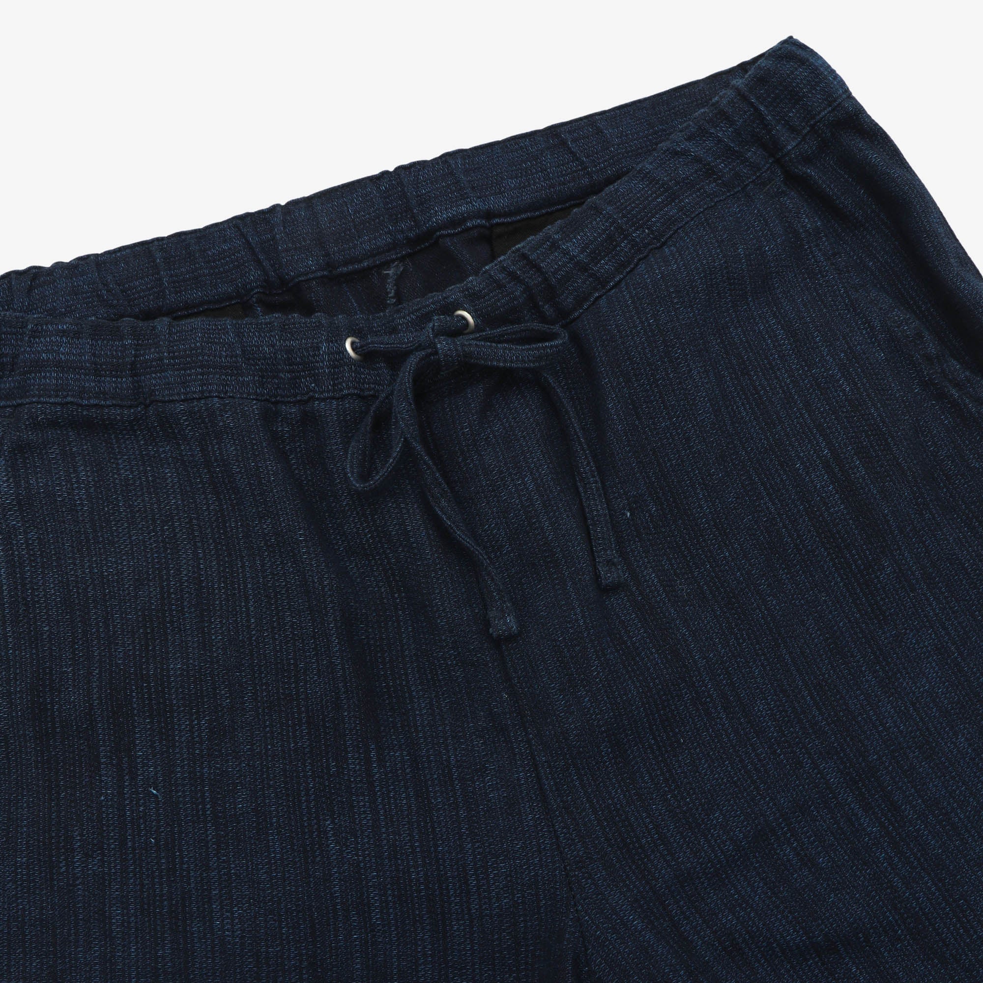 Indigo Jacquard Short