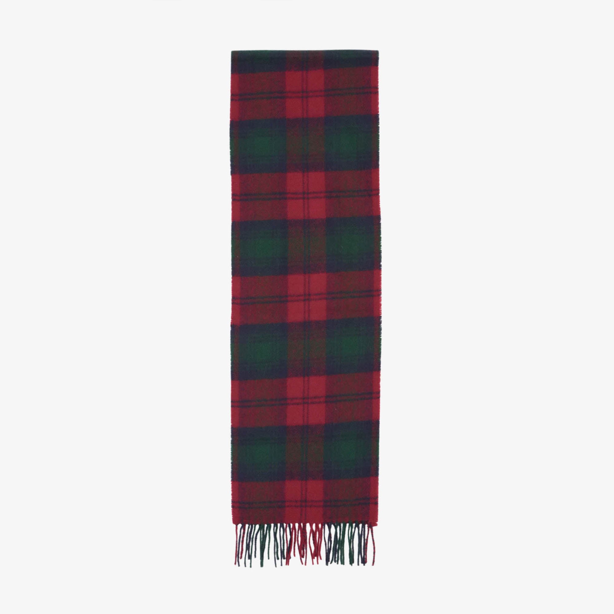 Lambswool Plaid Scarf