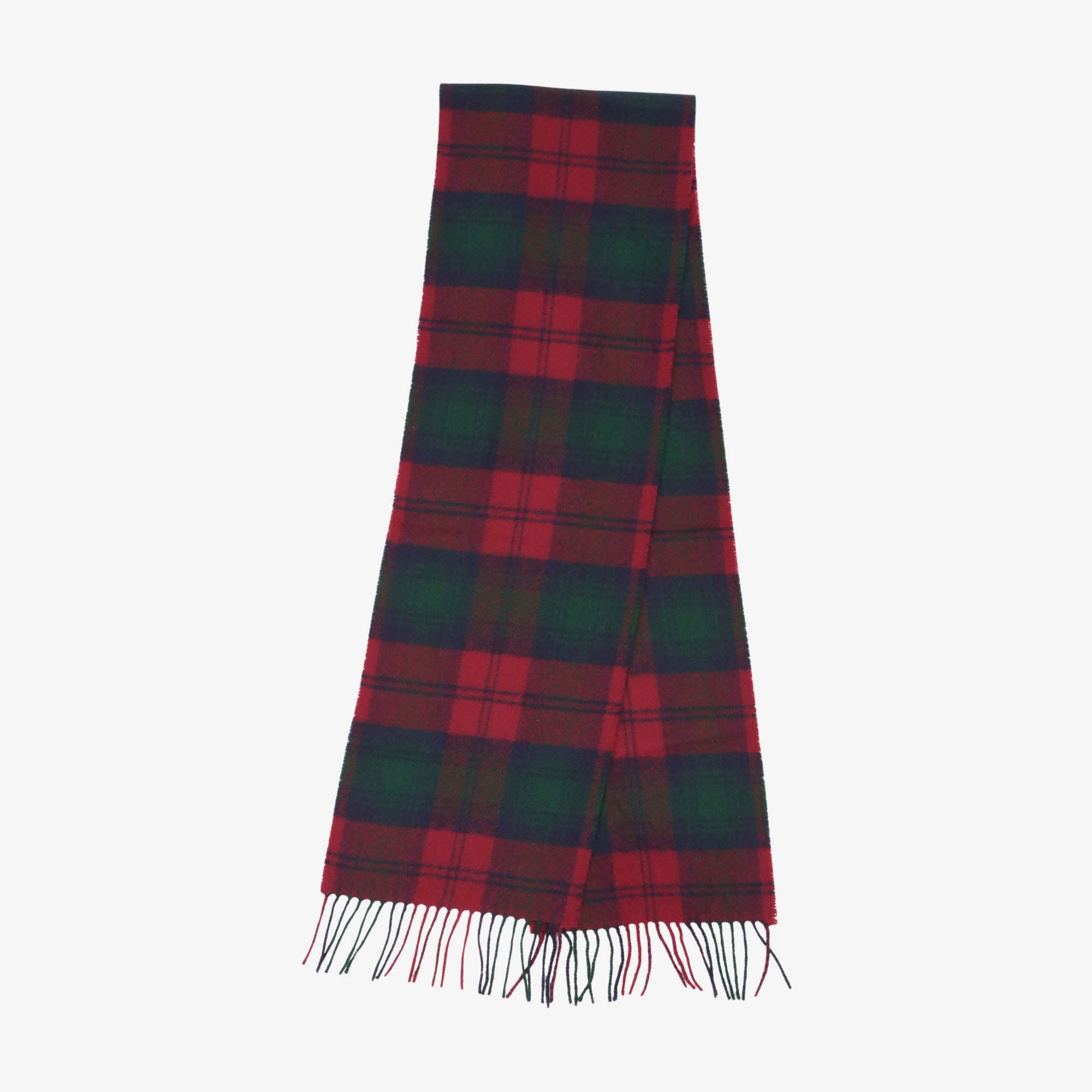 Lambswool Plaid Scarf