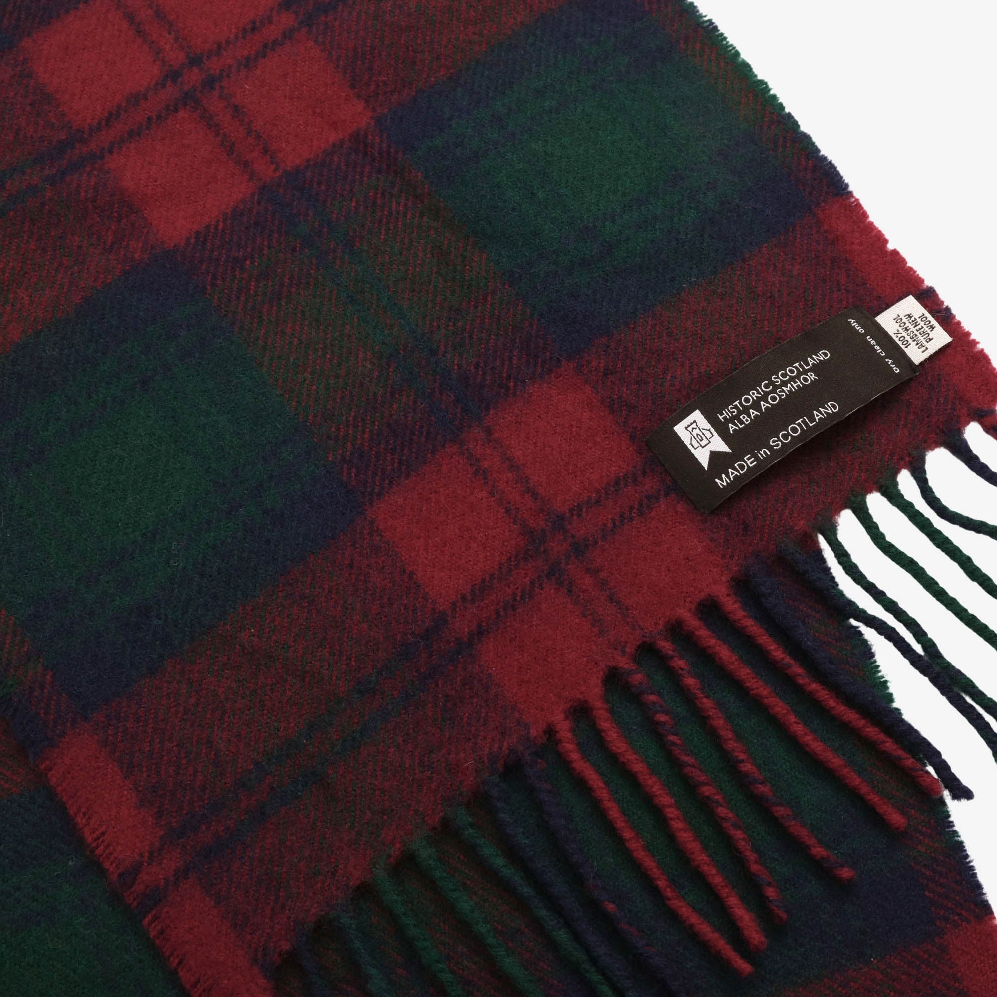 Lambswool Plaid Scarf