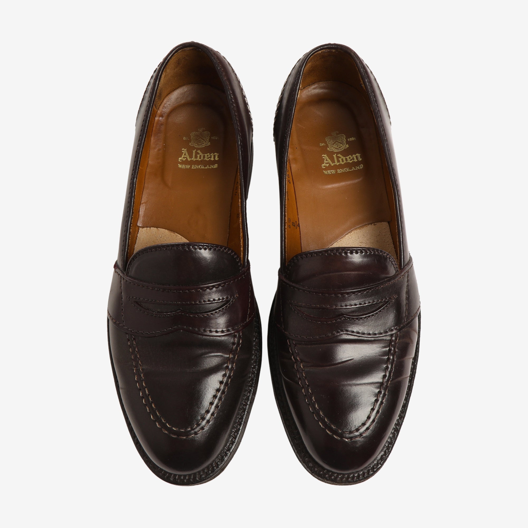 684 Cordovan Full Strap Penny Loafer