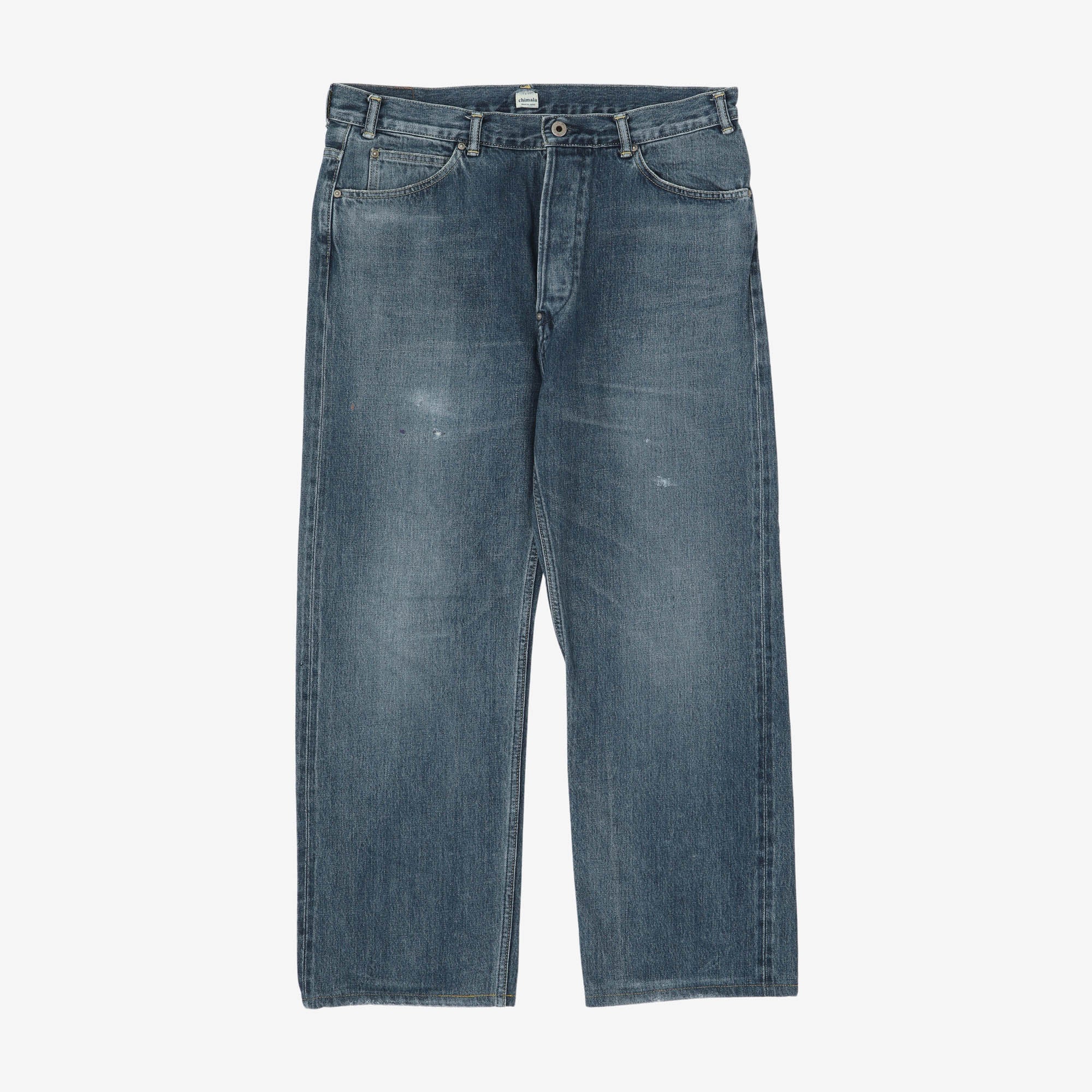 Straight Fit Selvedge Jeans (34W X 26L)