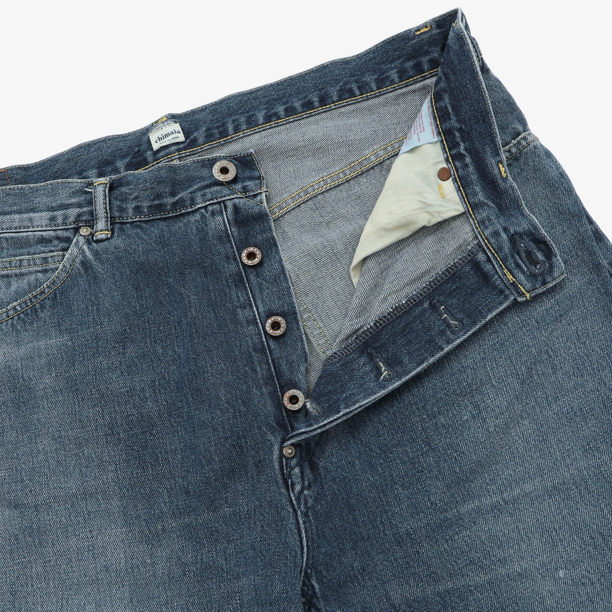 Straight Fit Selvedge Jeans (34W X 26L)