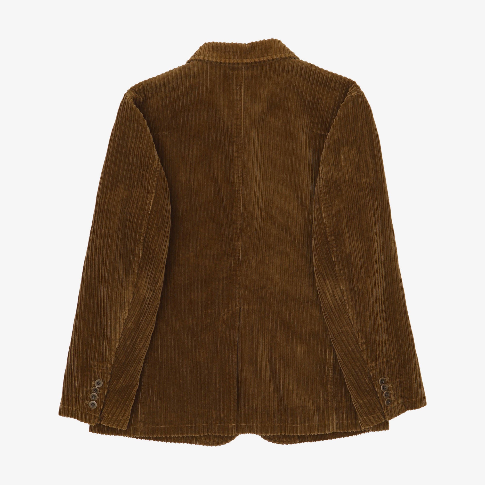 Wale Cord Shirt Collar Jacket