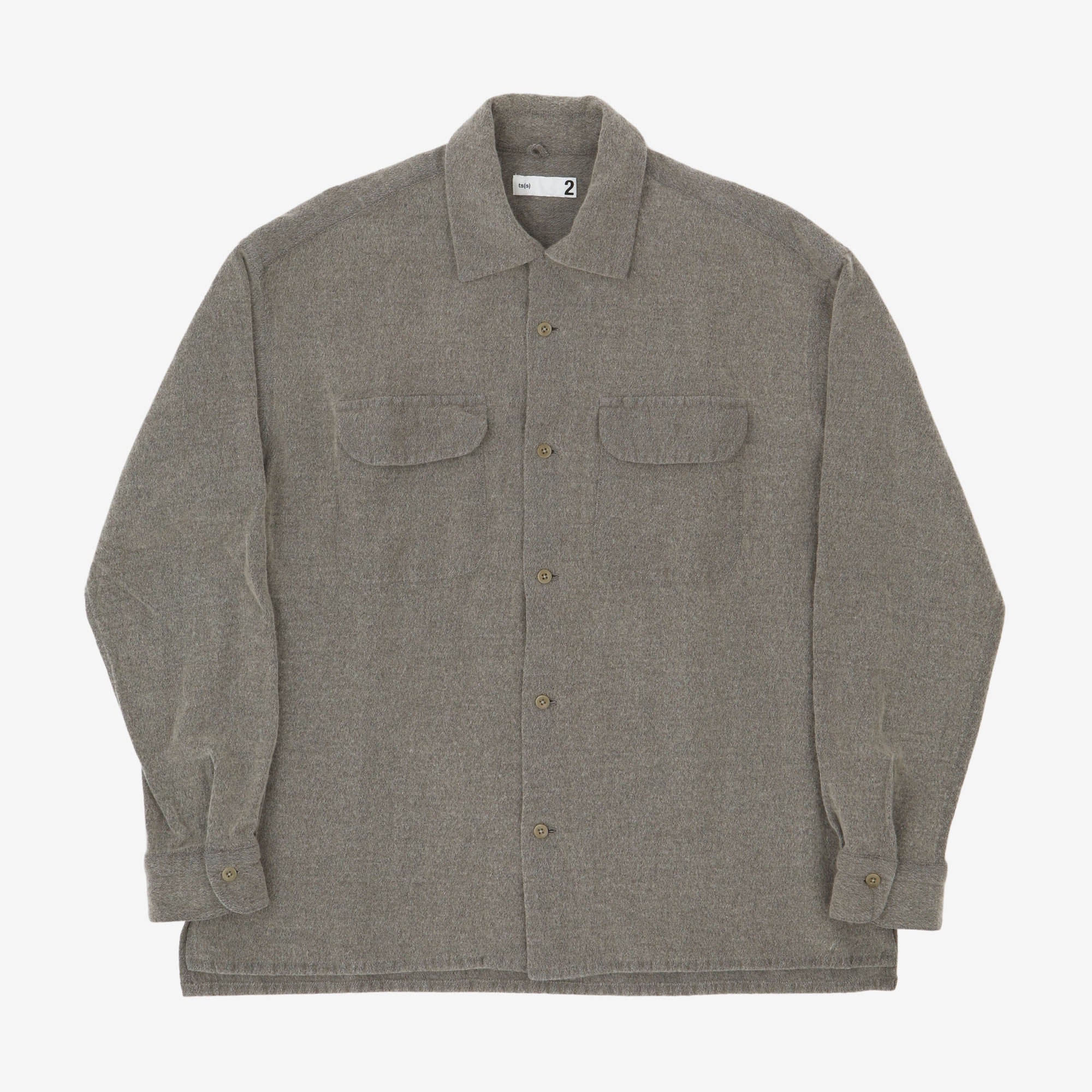 Round Pocket Baggy Shirt