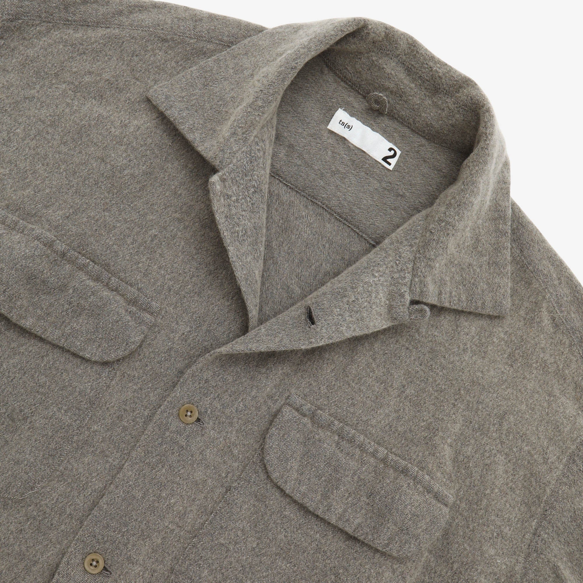 Round Pocket Baggy Shirt