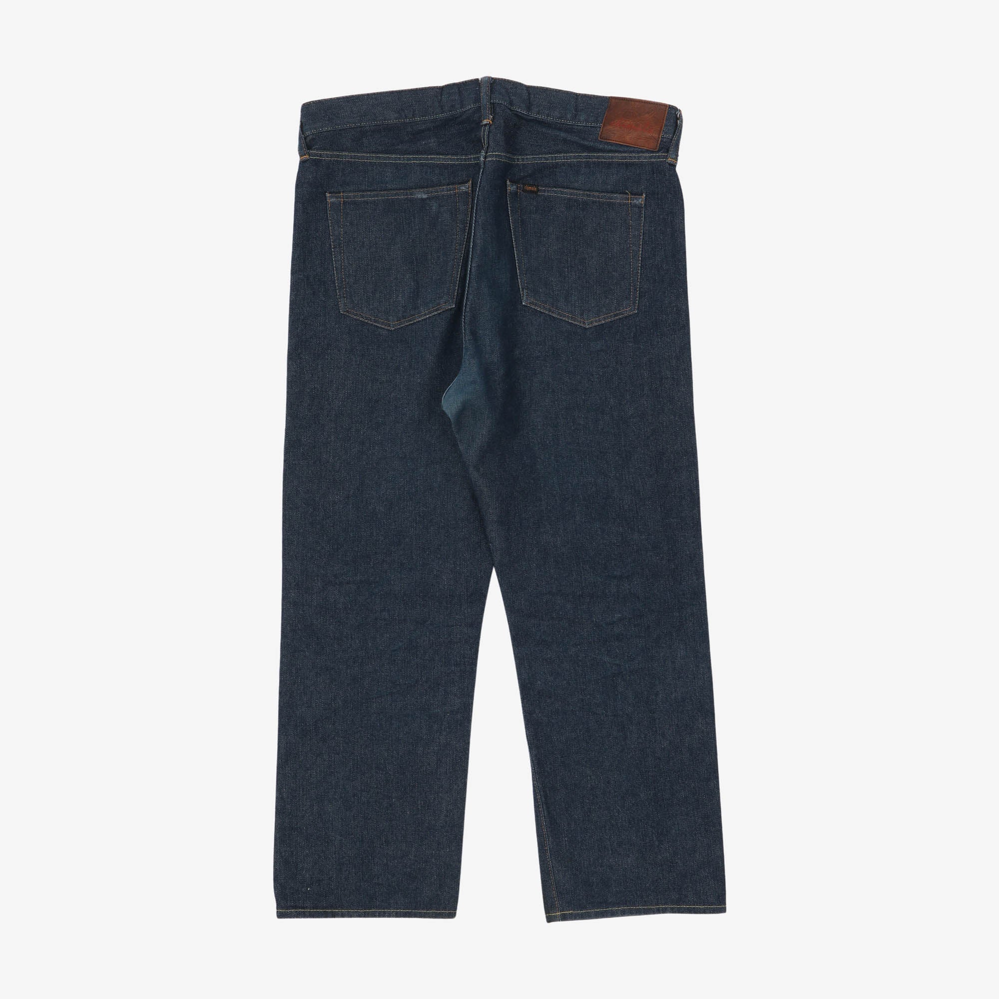 Wide Tapered Cut Selvedge Jeans (34W X 25.5L)
