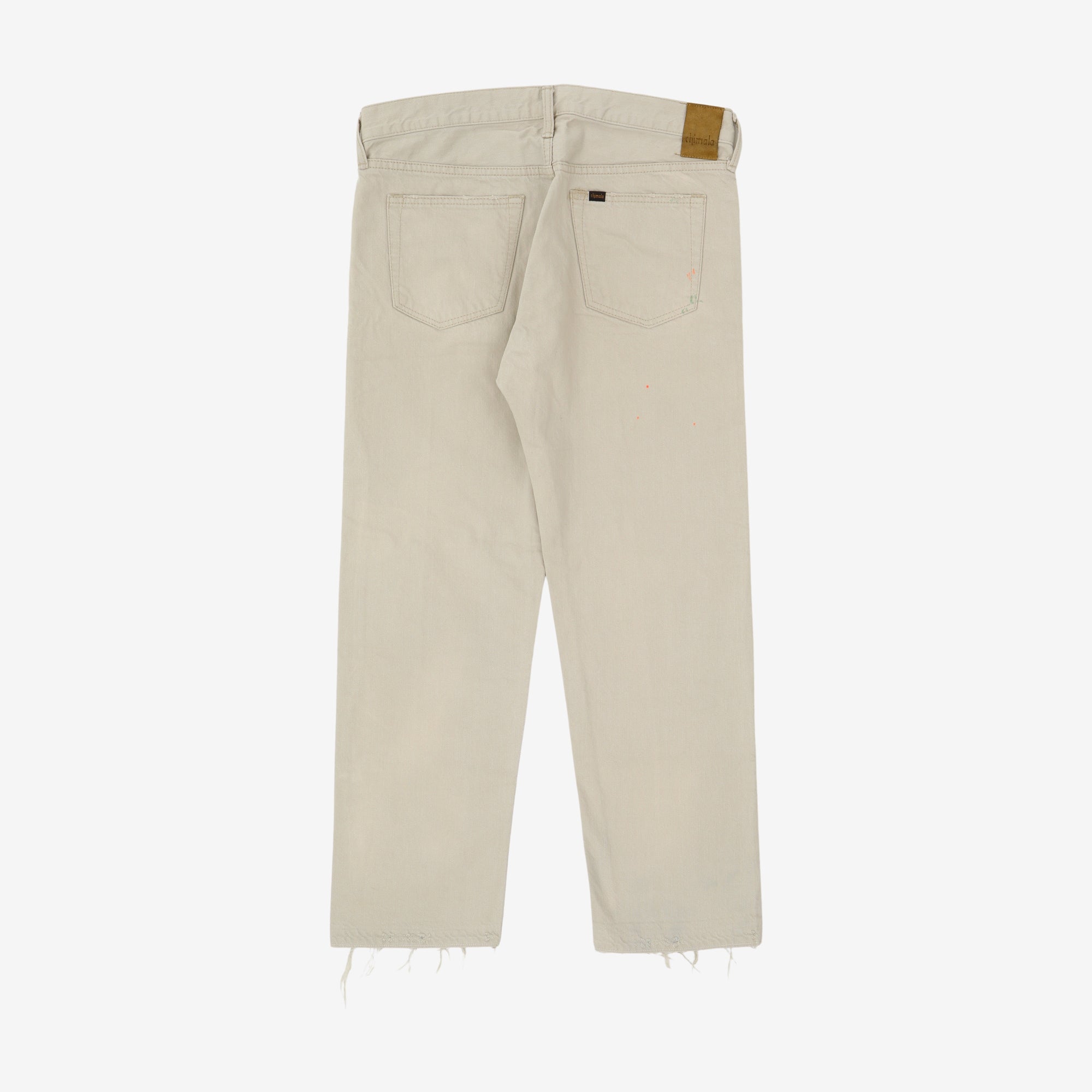 Selvedge Denim Used Ankle Cut Jeans (32W X 26.5L)