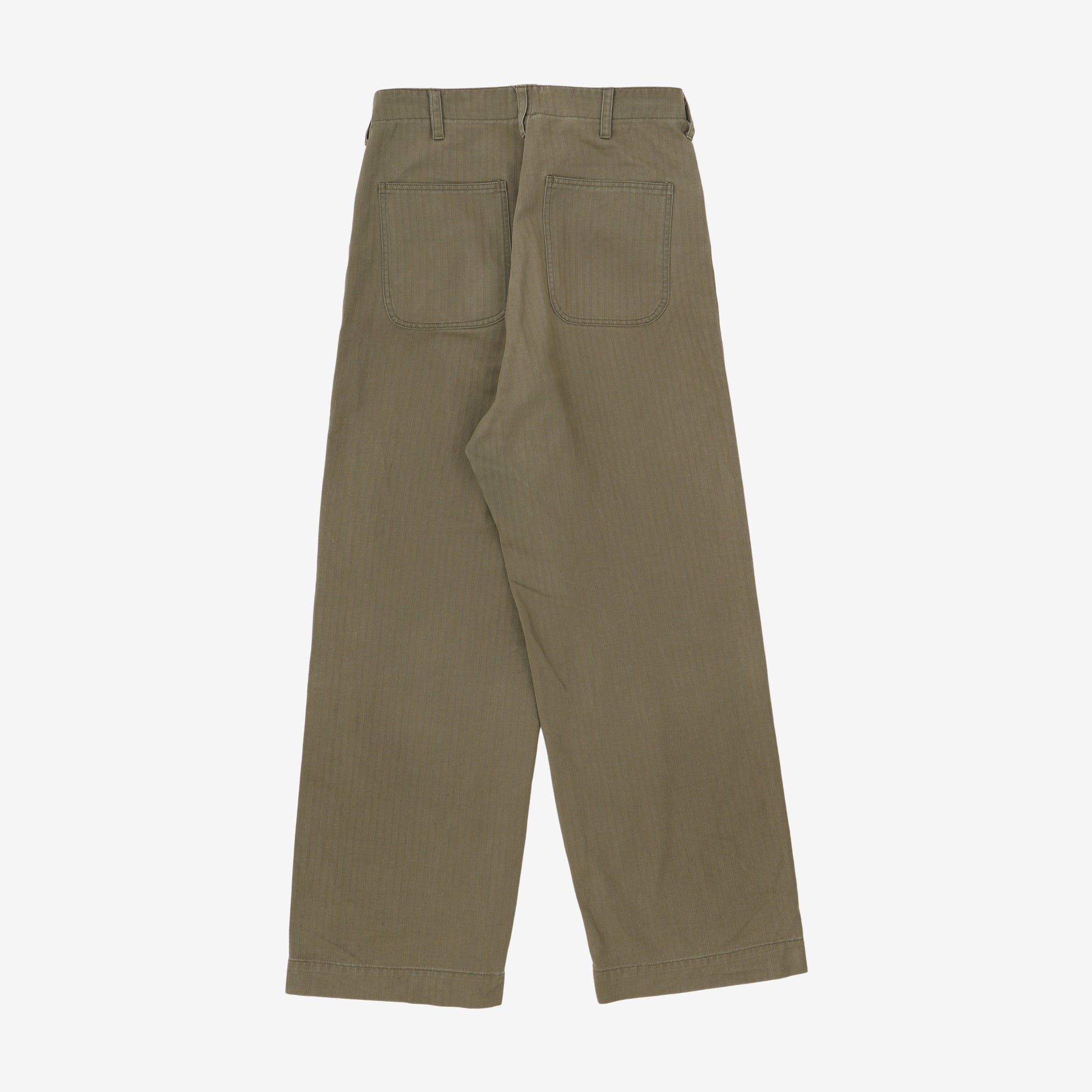 Herringbone Fatigue Chino Pants (31W X 28.5L)