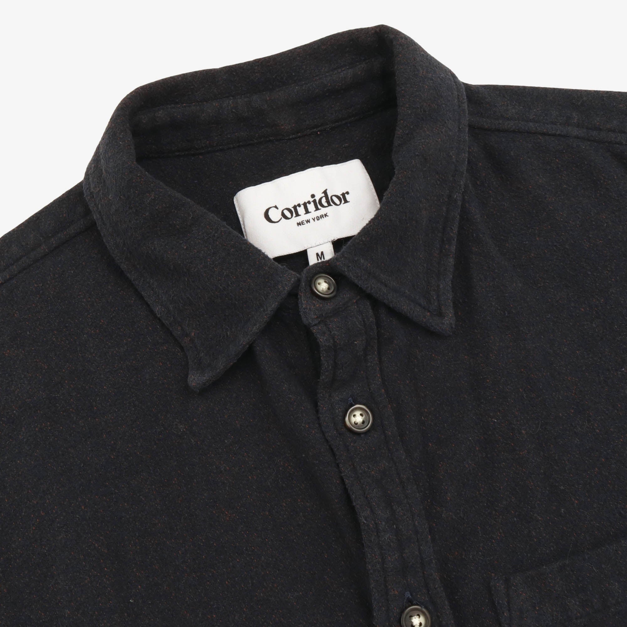 Brushed Plain Flannel Shirt