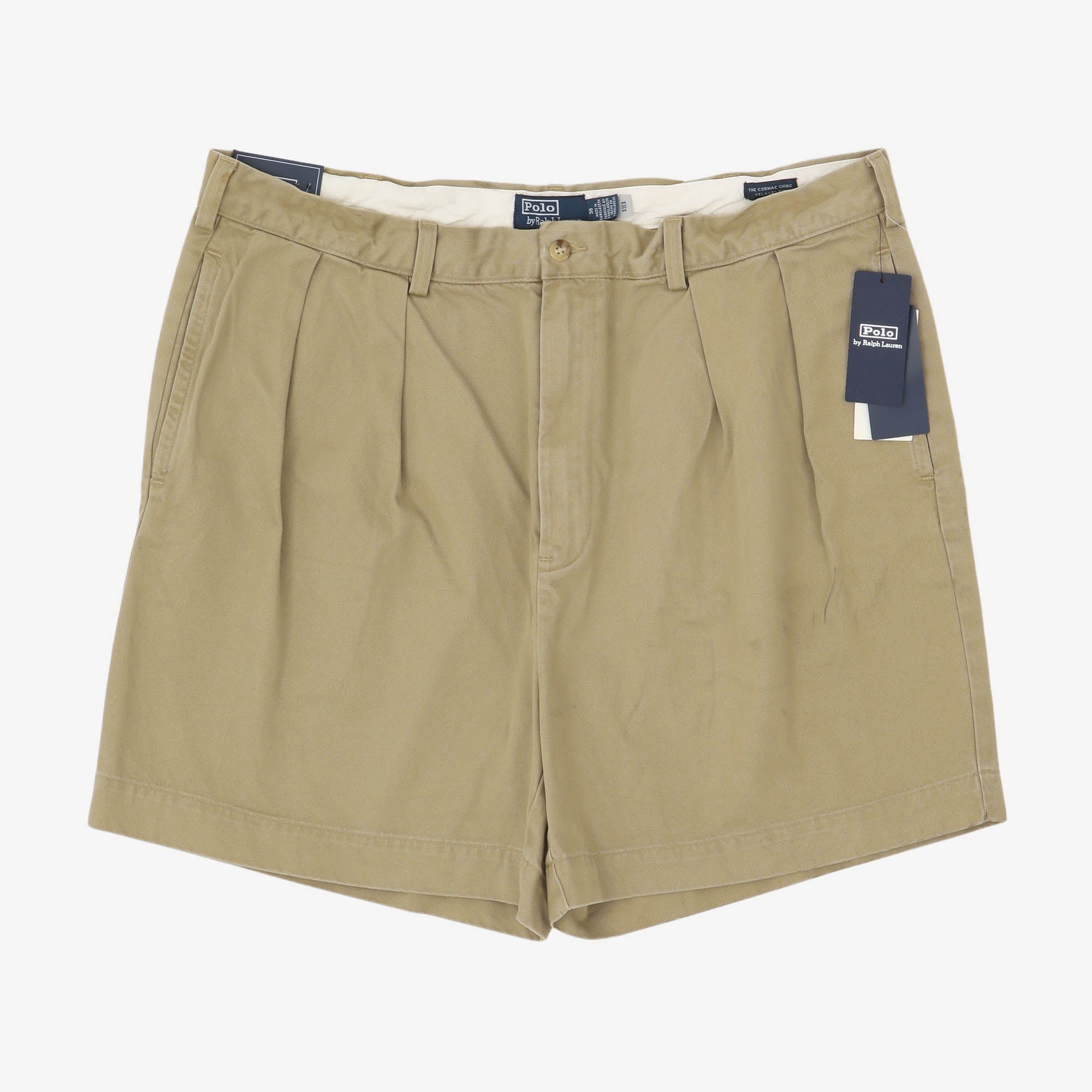 Cormac Pleated Chino Shorts (38W)