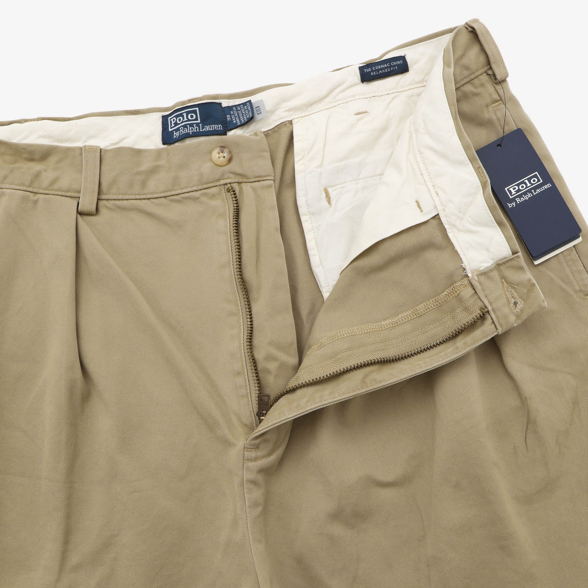 Cormac Pleated Chino Shorts (38W)