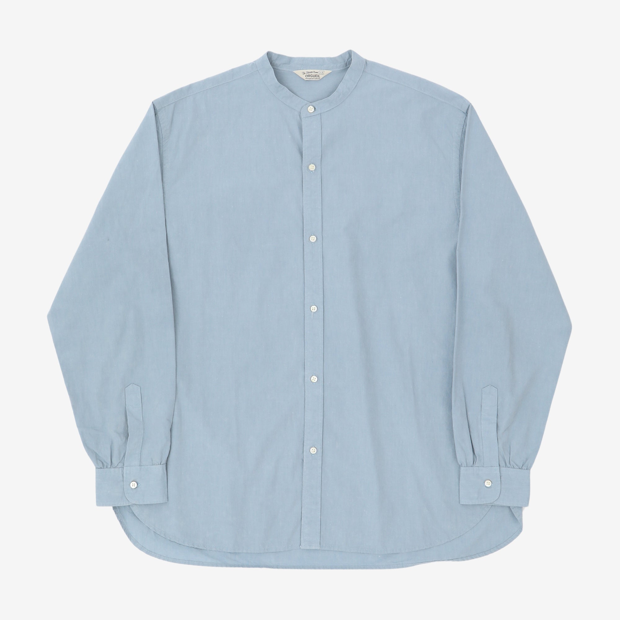 Band Collar Dress Shirt