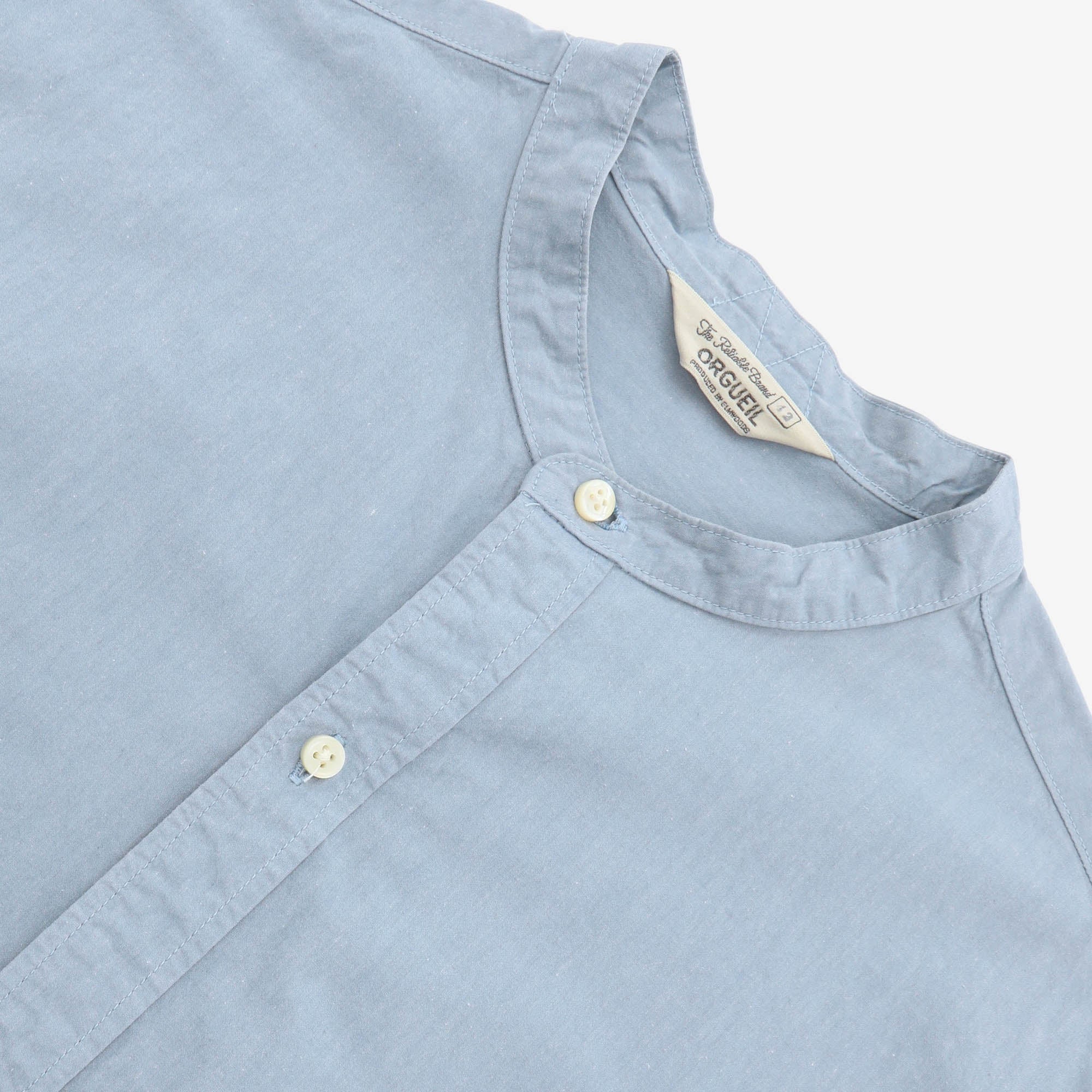 Band Collar Dress Shirt