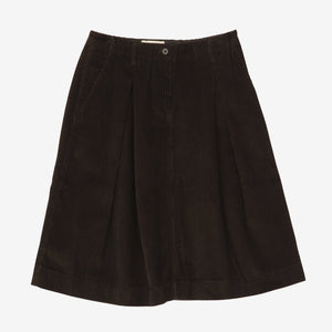 Corduroy Knee Length Skirt