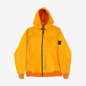 Lightweight Leather Felpa Jacket