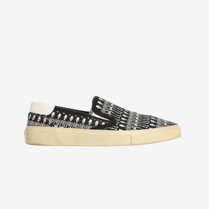 Skull Print Slip Shoes