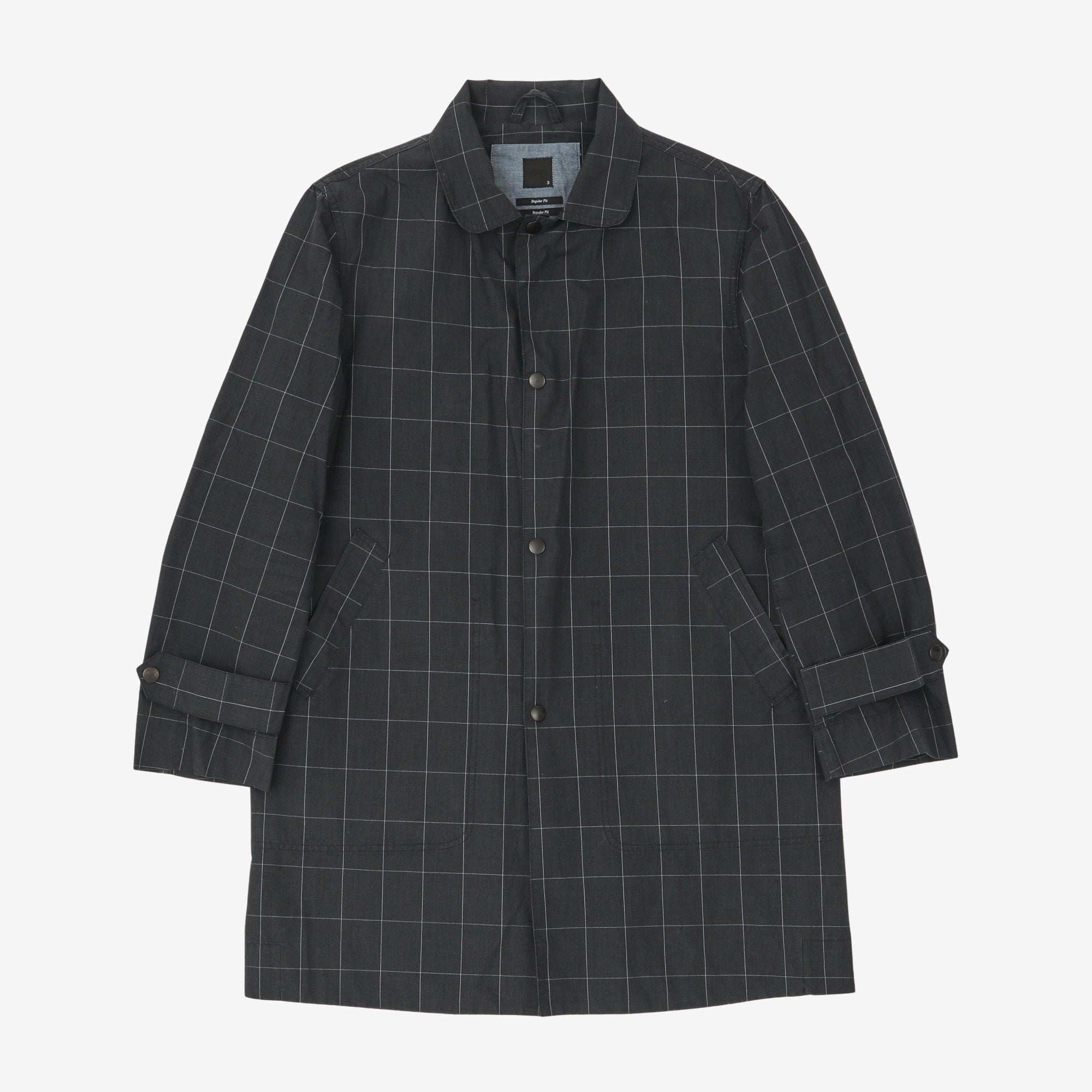 Long Check Coat