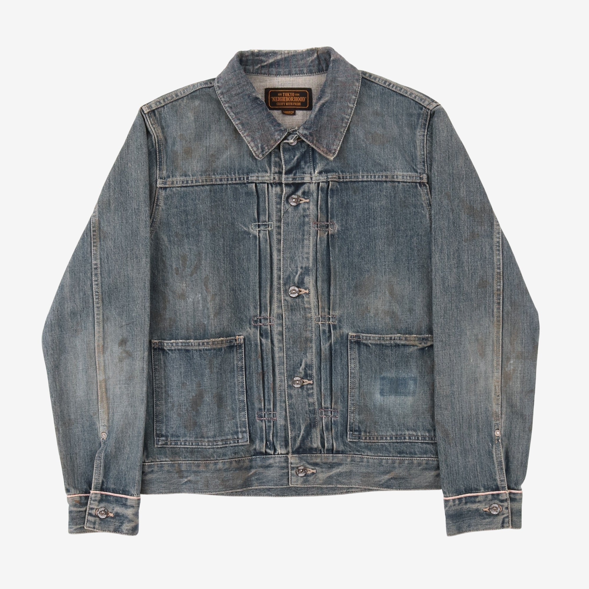 Distressed Denim Jacket