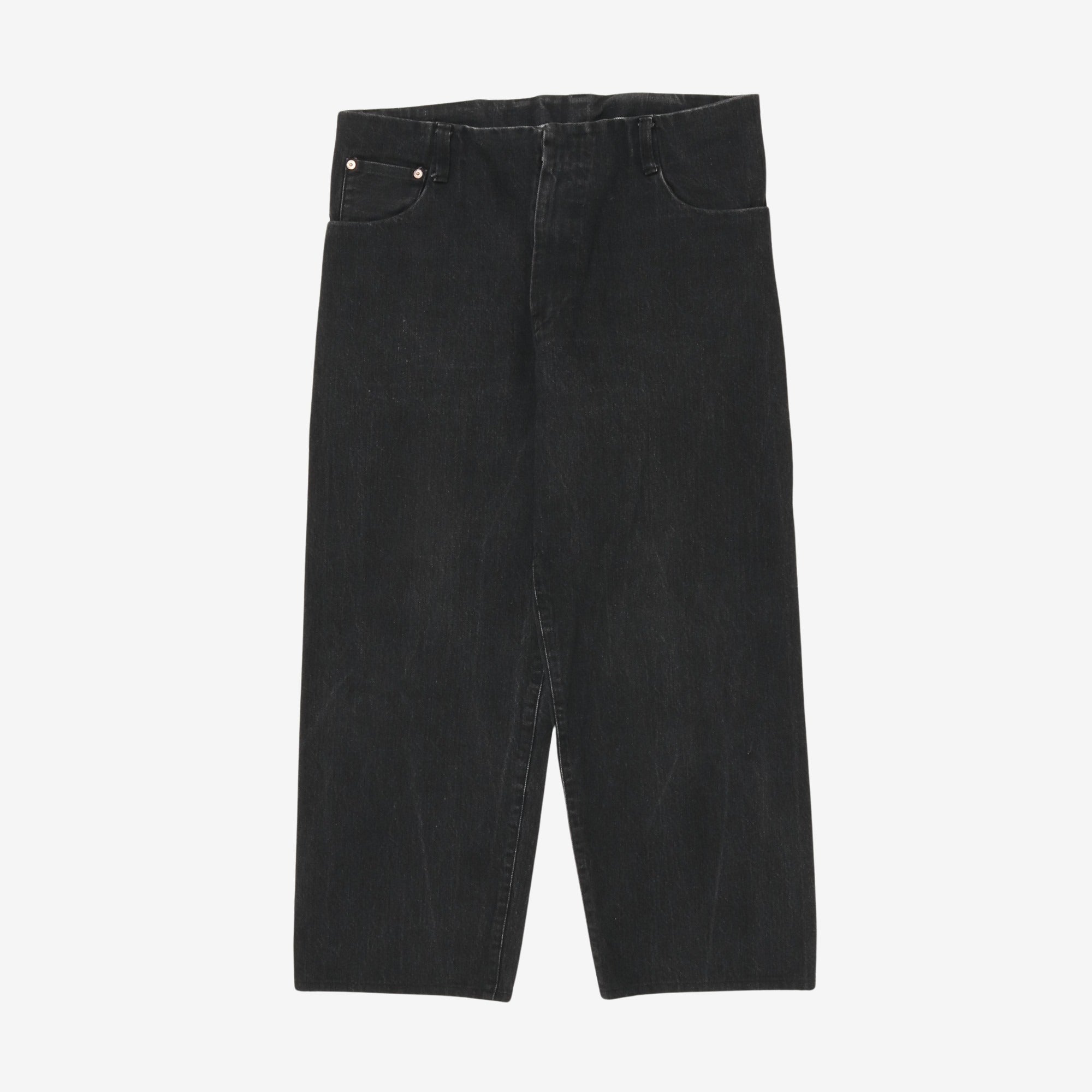 Cropped Cinch Back Denim (34W x 26L)
