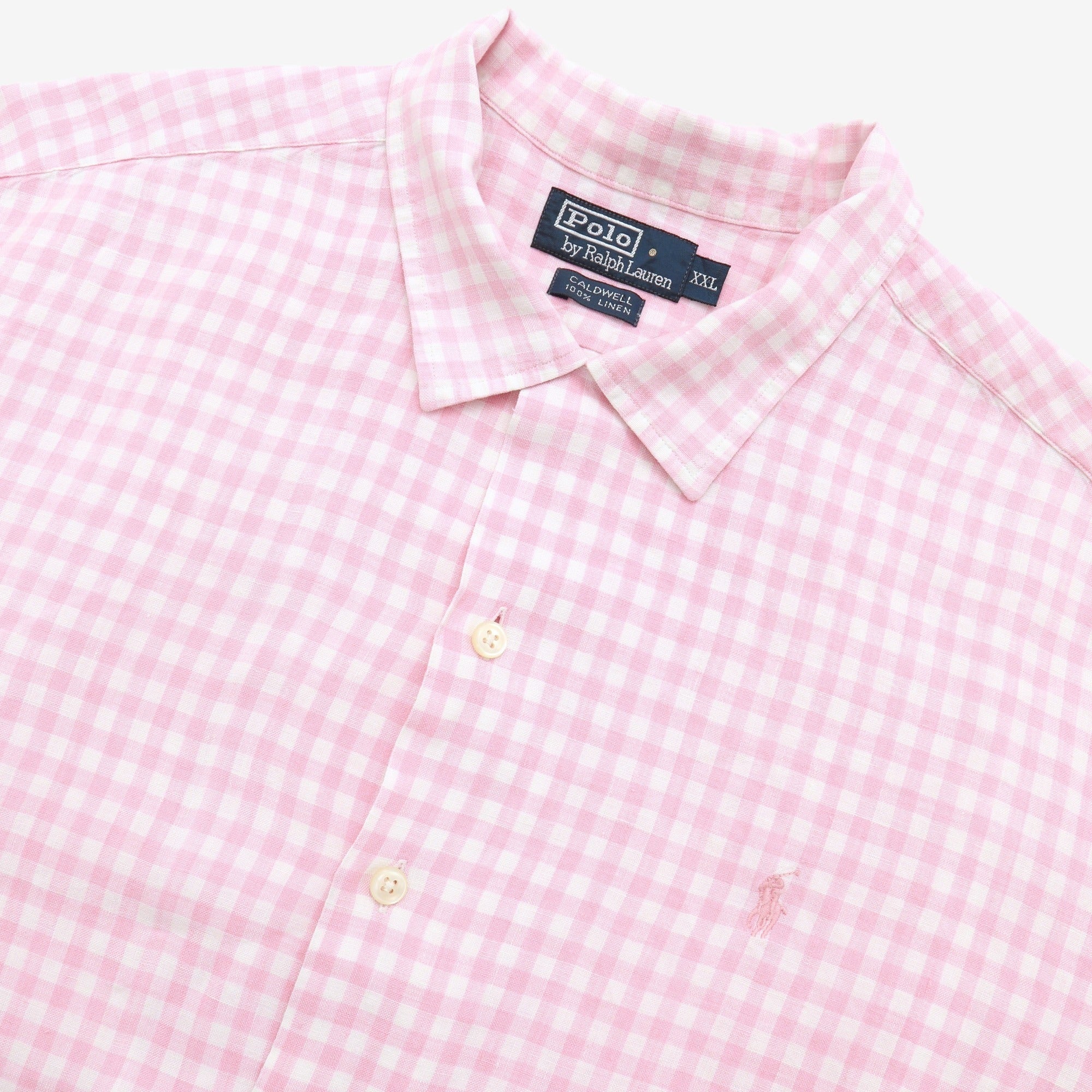 SS Check Linen Shirt