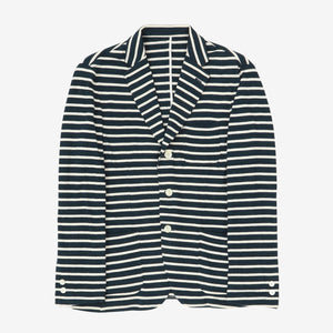 Stripe Jersey Blazer