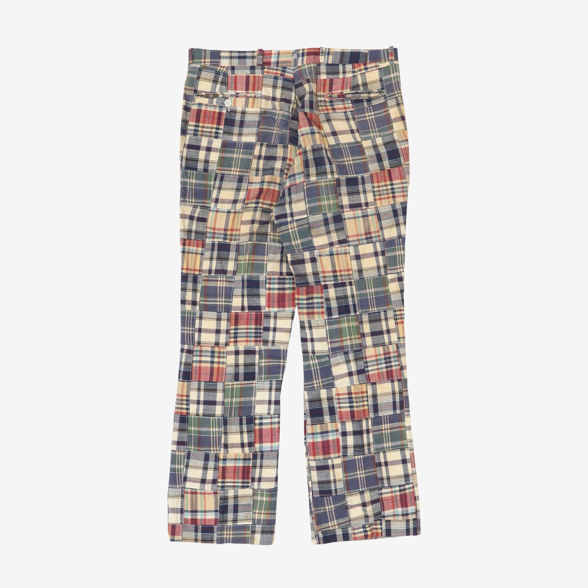 Hand Woven Checked Trousers