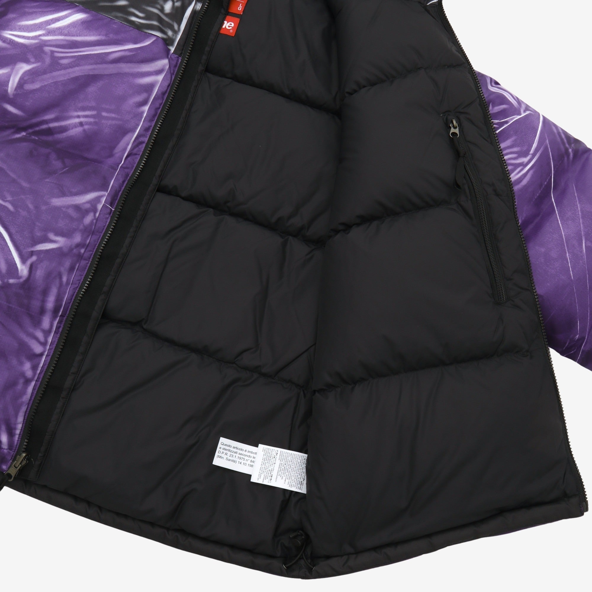 Supreme Printed Nuptse Trompe L'oeil Jacket