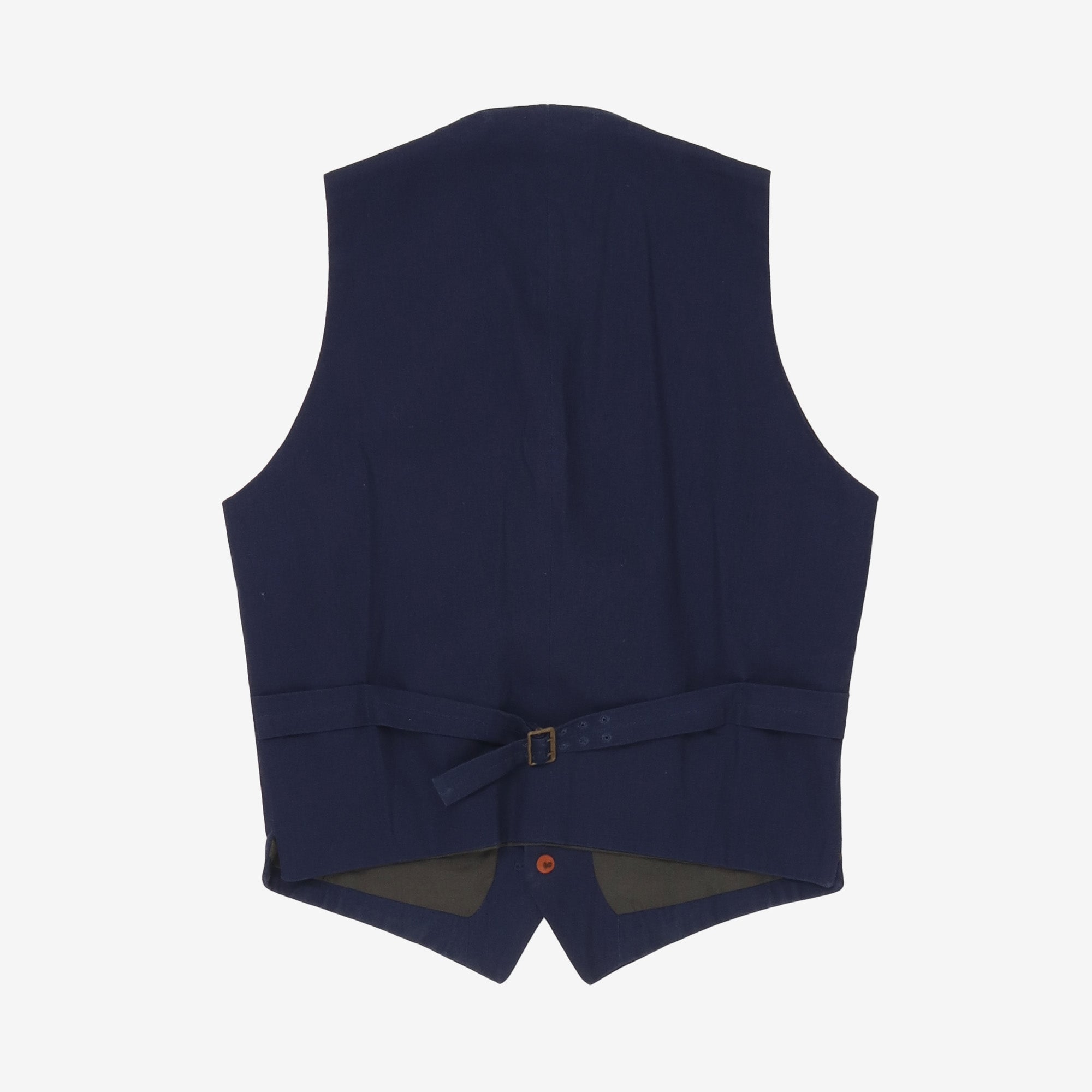 Indigo Cotton Waistcoat