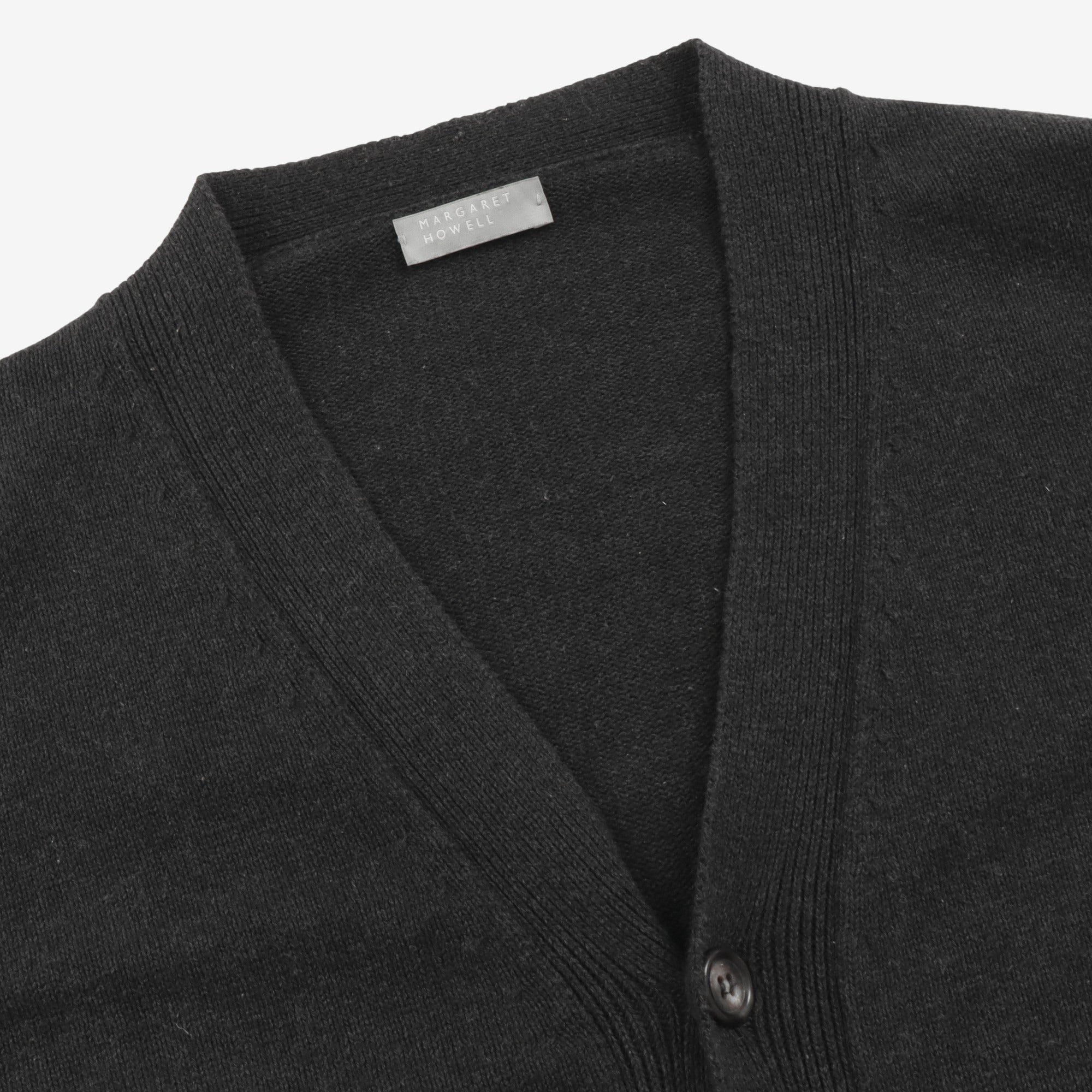 Cashmere Blend V Neck Cardigan