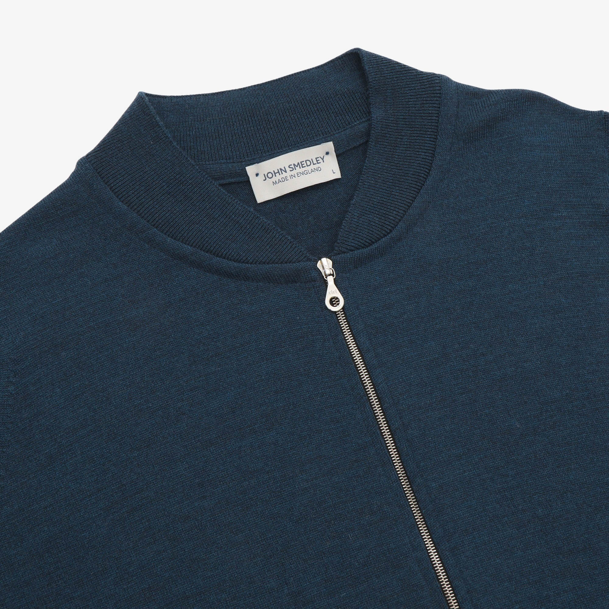 Merino Wool Zip-Up Cardigan