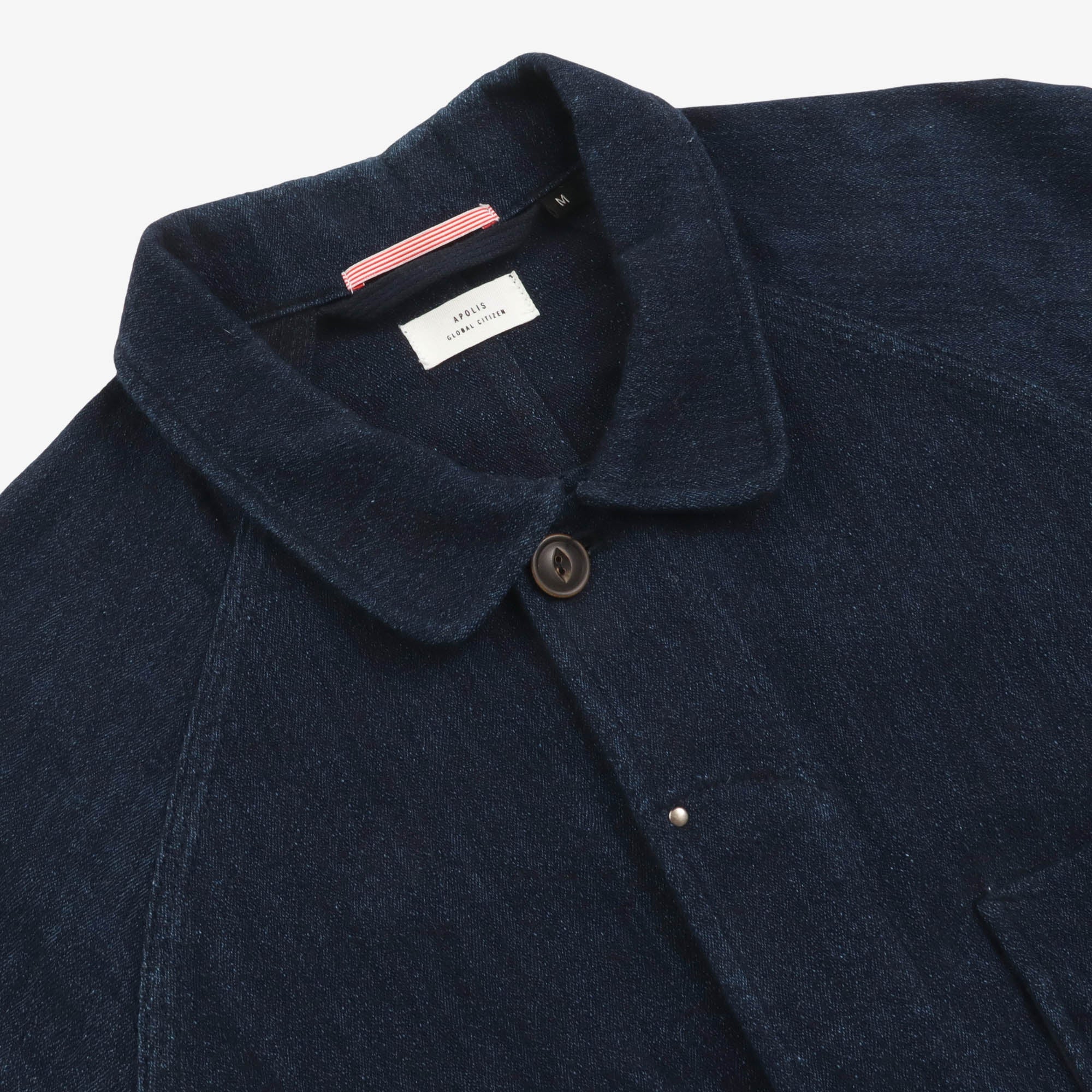 Indigo Wool Chore Jacket