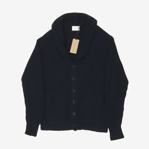 Shawl Collar Knit Cardigan