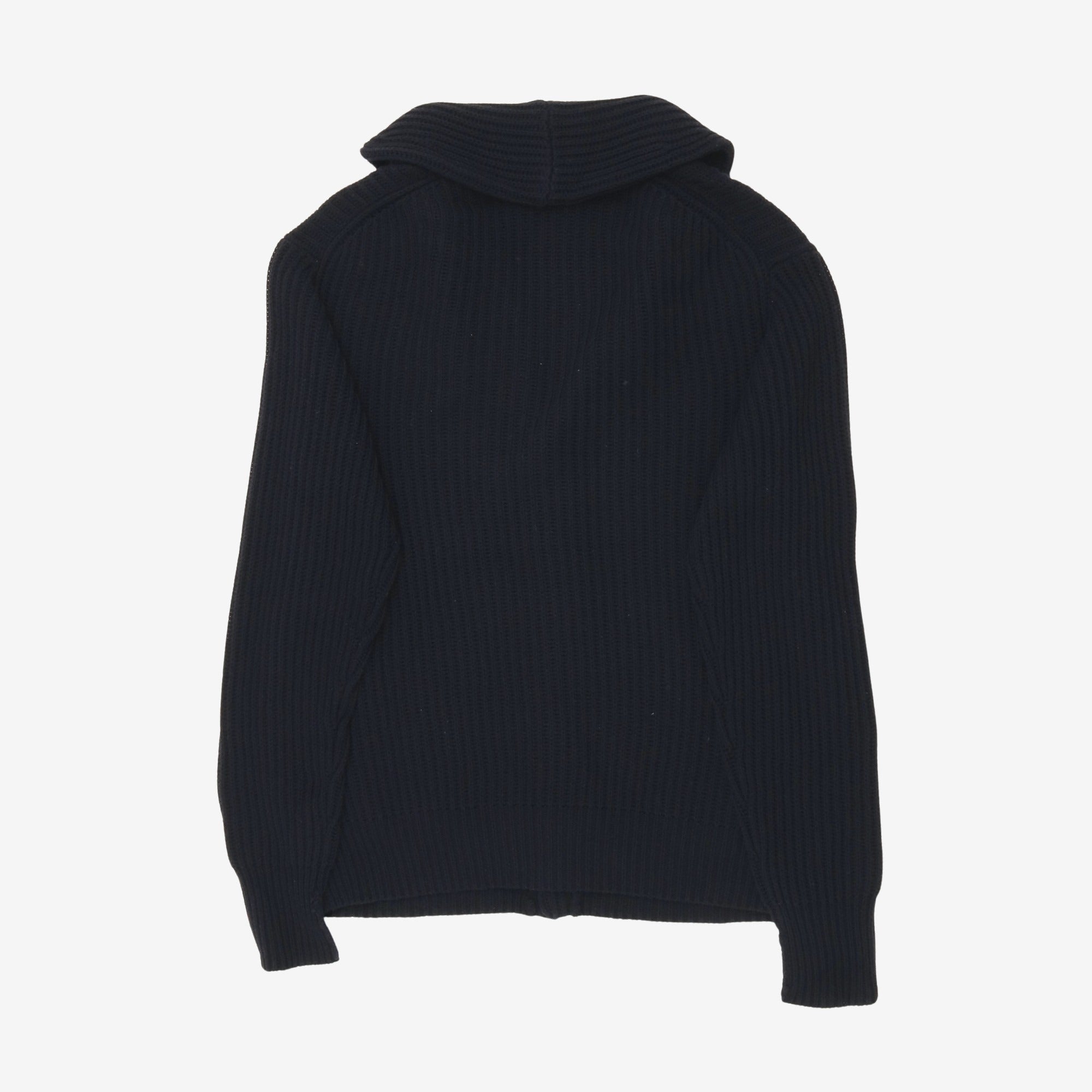 Shawl Collar Knit Cardigan