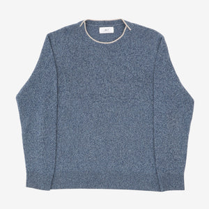 Contrast-Tipped Wool Sweater