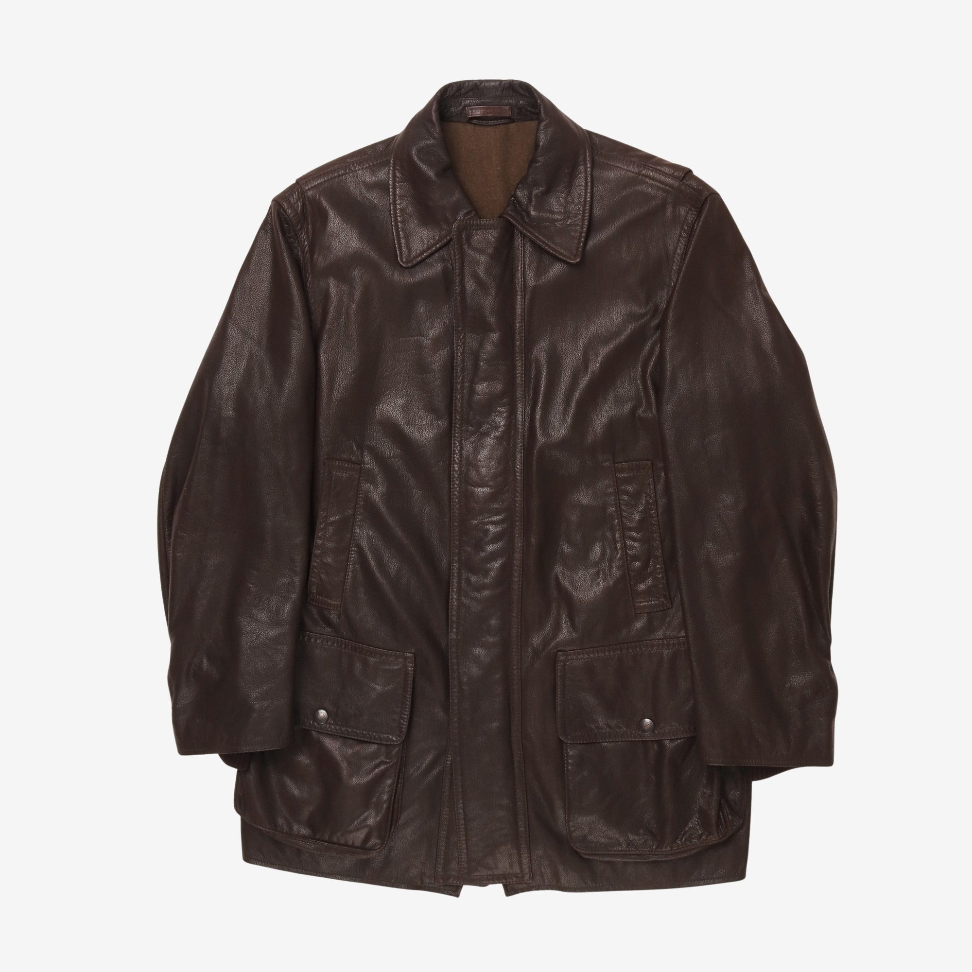 Leather Overcoat