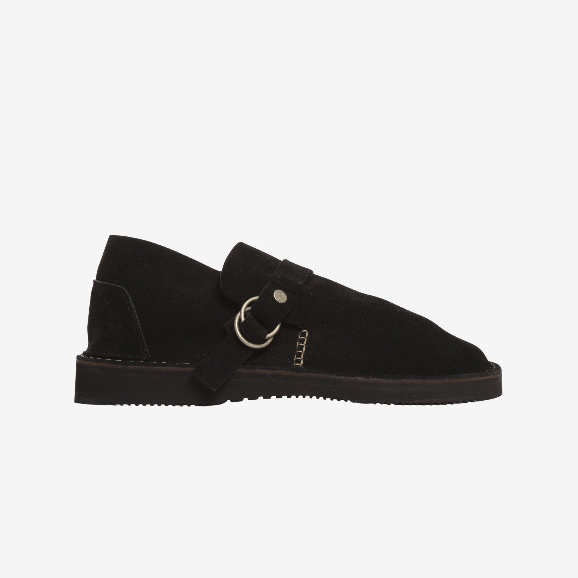 YMC Suede Buckle Shoes