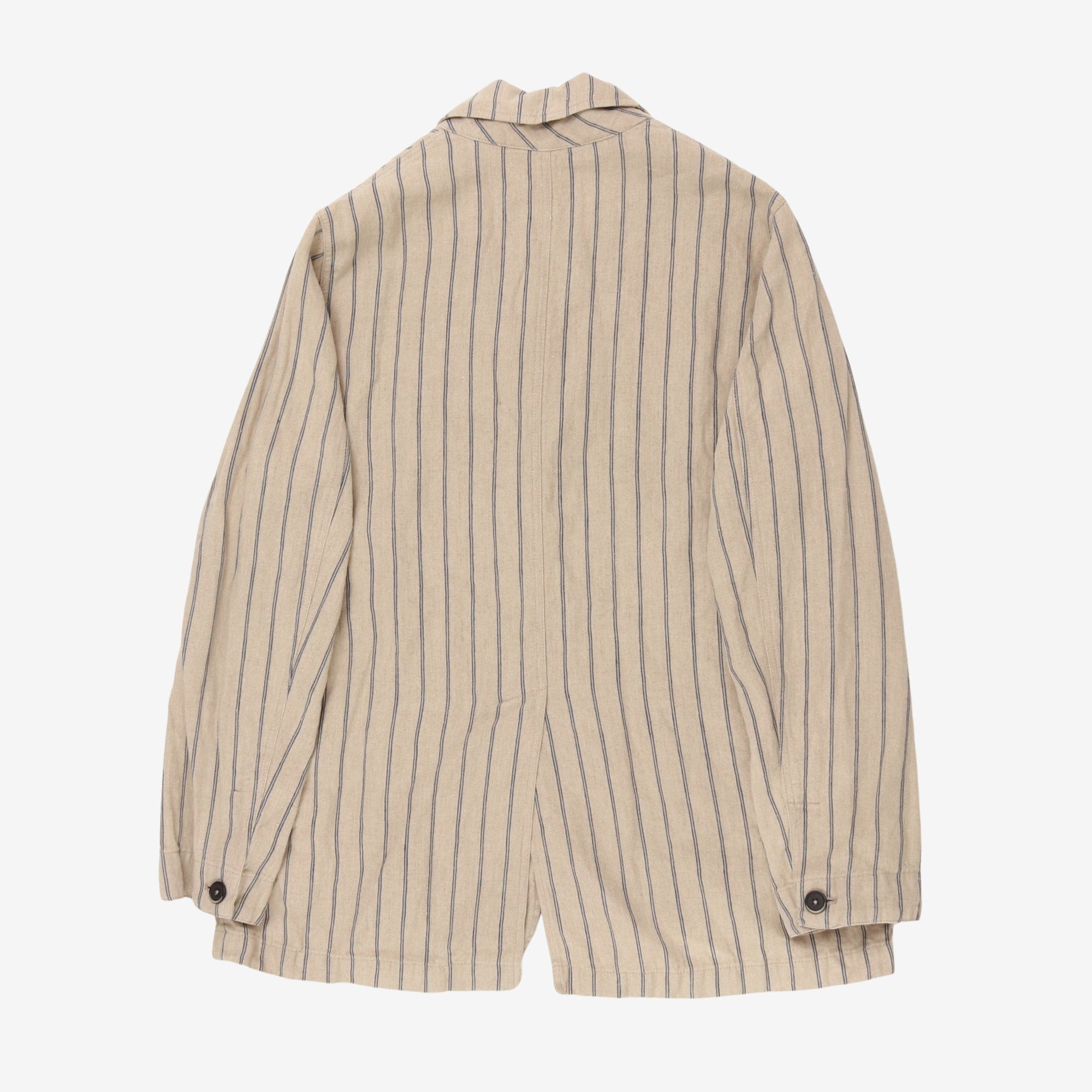 Striped Linen Sports Jacket