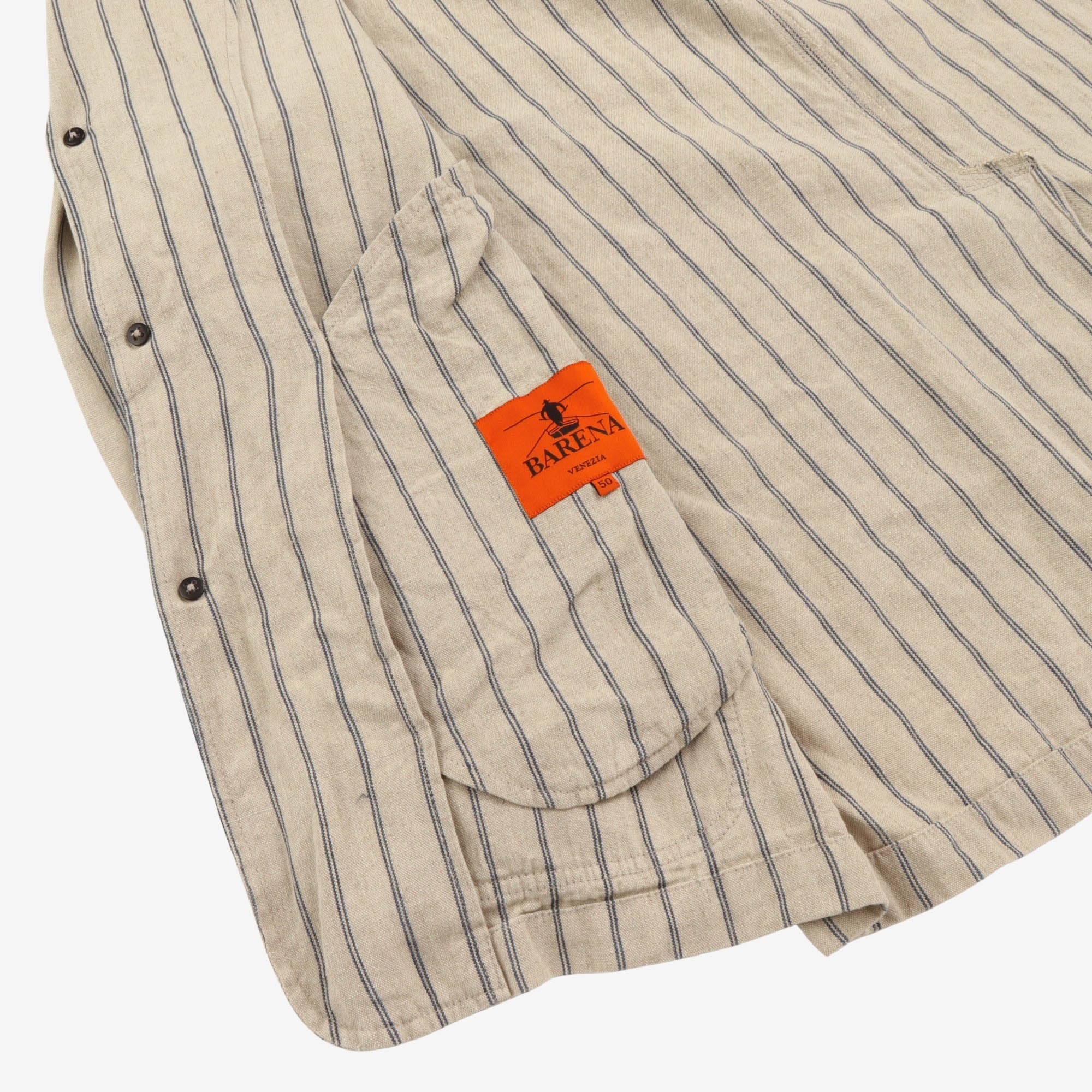 Striped Linen Sports Jacket