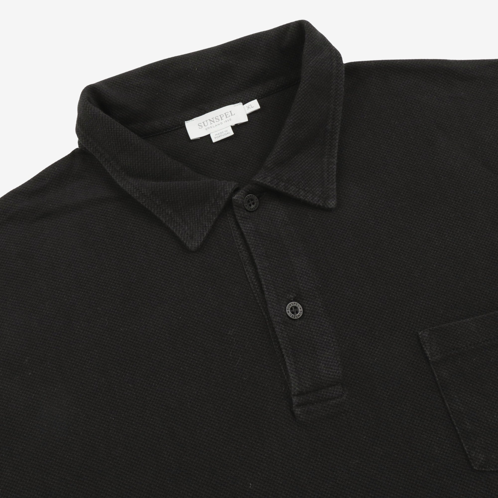 Cotton Waffle Polo