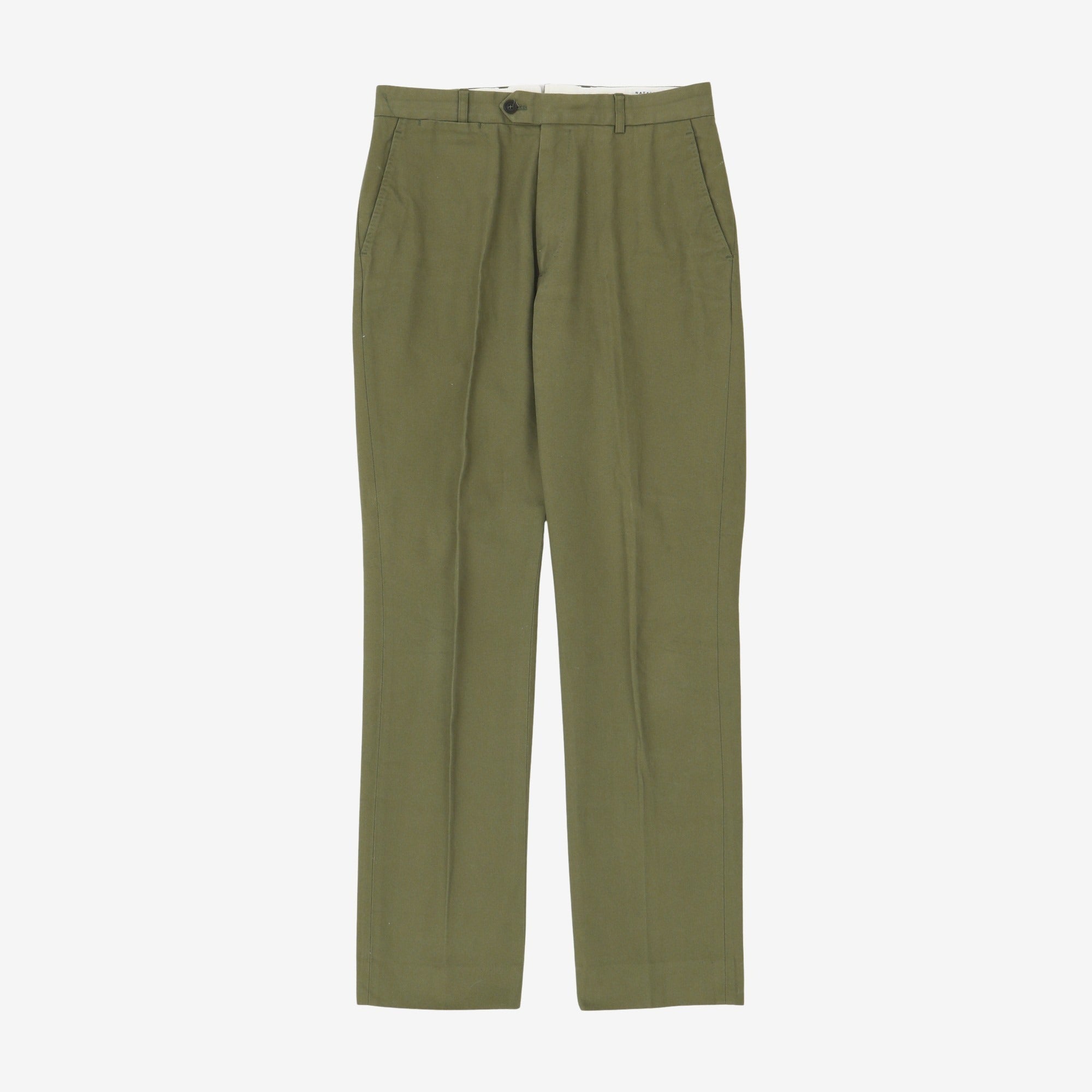 Flat Front Trousers